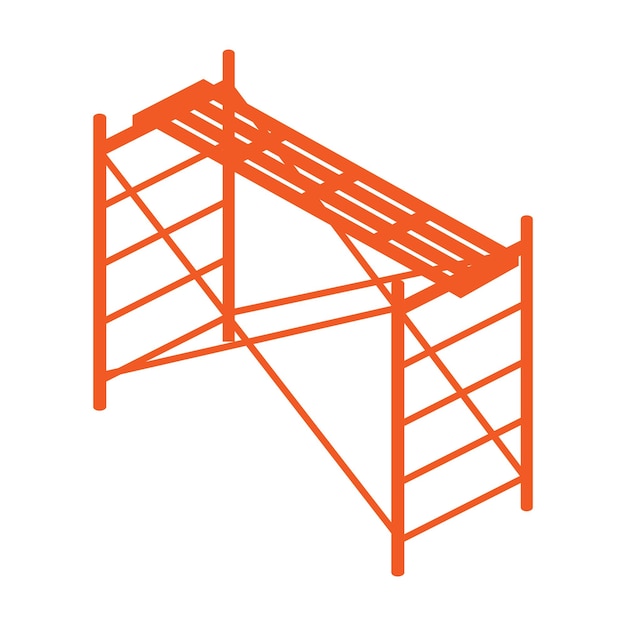 Scaffolding icon vector