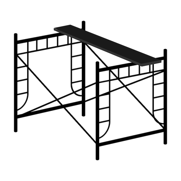 Scaffolding icon vector