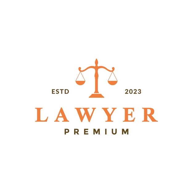 Вектор Баланс адвокатская фирма простая роскошь классический дизайн логотипа векторная икона иллюстрация