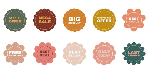 scallop badge for sale new arrival most popular tags discount labels sturbust price