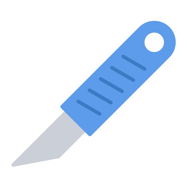 Scalpel flat illustration