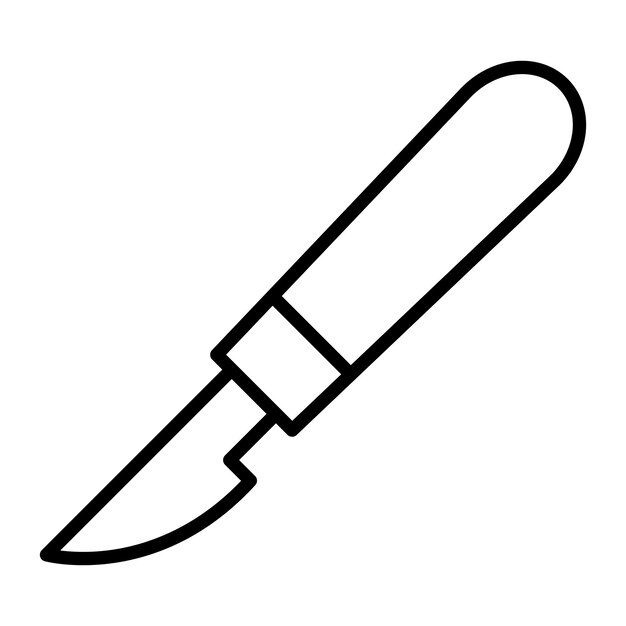 Scalpel icon design illustration design