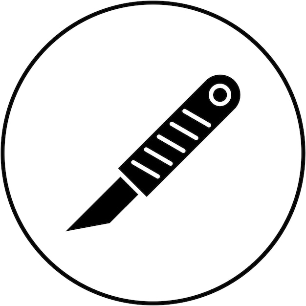 Scalpel icon vector afbeelding Kan worden gebruikt voor Medicine I