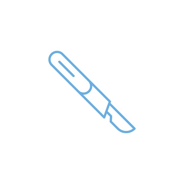 Scalpel icon vector ontwerp sjablonen geïsoleerd op witte achtergrond