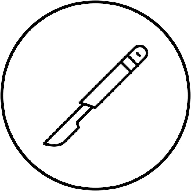 Vector scalpel vector icon can be used for medicine i iconset