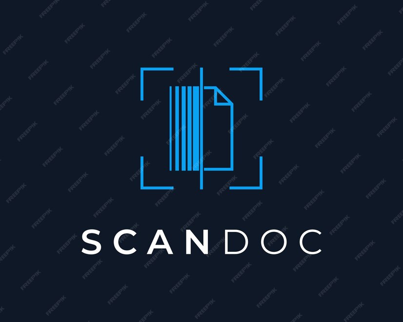 Premium Vector | Scan Document Scanner File Scanning Paperwork