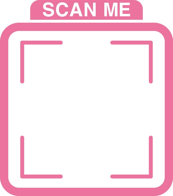 Vector scan me icon