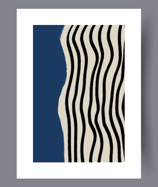 Scandinavian abstract vector prin. minimalistic abstract wall art background for print. scandinavian vector style.