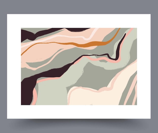 Vector scandinavian abstract vector print set