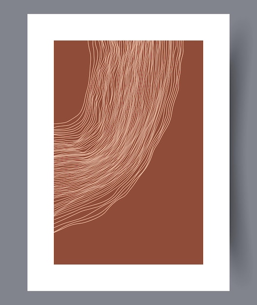 Vector scandinavian abstract vector print set