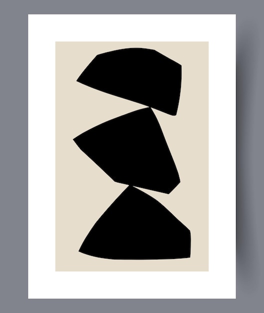 Vector scandinavian abstract vector print set