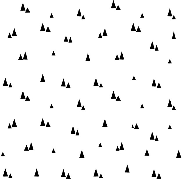 Scandinavian seamless pattern Vector minimalistic background with Christmas trees