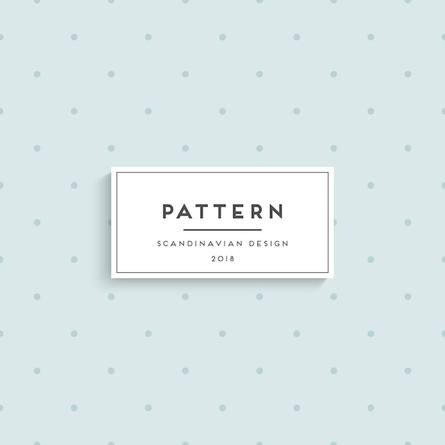 Vector scandinavian seamless pattern