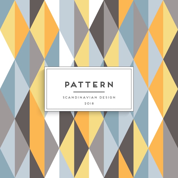 Vector scandinavian seamless pattern