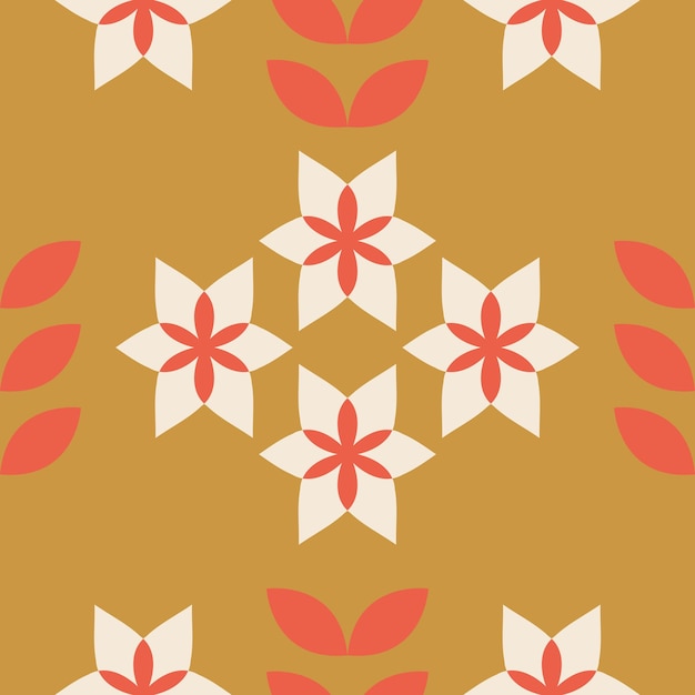 Vector scandinavisch ornament naadloos patroon