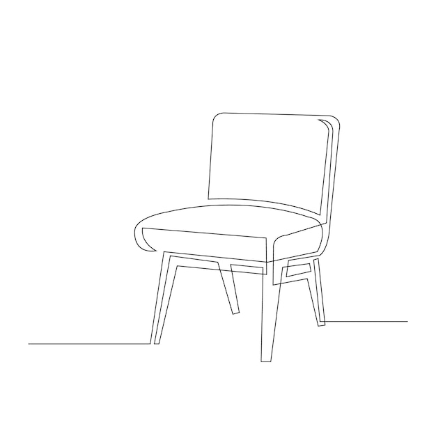 Scandinavisch stijlvol meubilair in eenvoudige lineaire stijl
