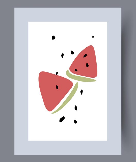 Scandinavische abstracte vector print. Minimalistische abstracte muur kunst achtergrond om af te drukken. Scandinavische vectorstijl.