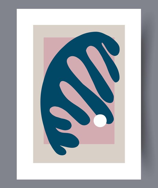 Scandinavische abstracte vectorprint set