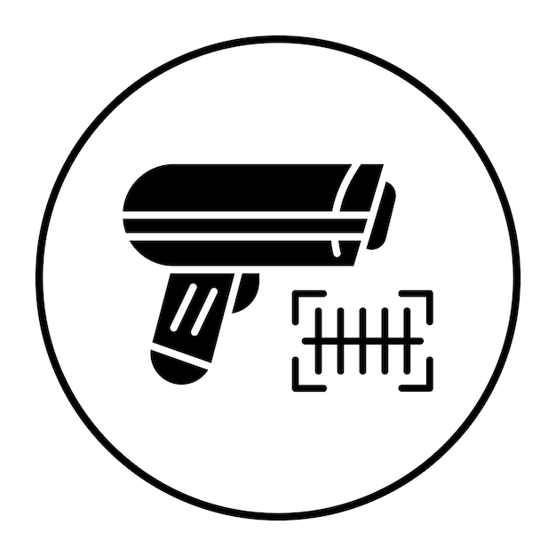 Scanner vector icoontje Kan worden gebruikt voor Warehouse icoonset