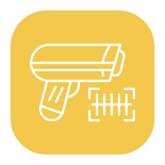 Scanner vector icoontje Kan worden gebruikt voor Warehouse icoonset
