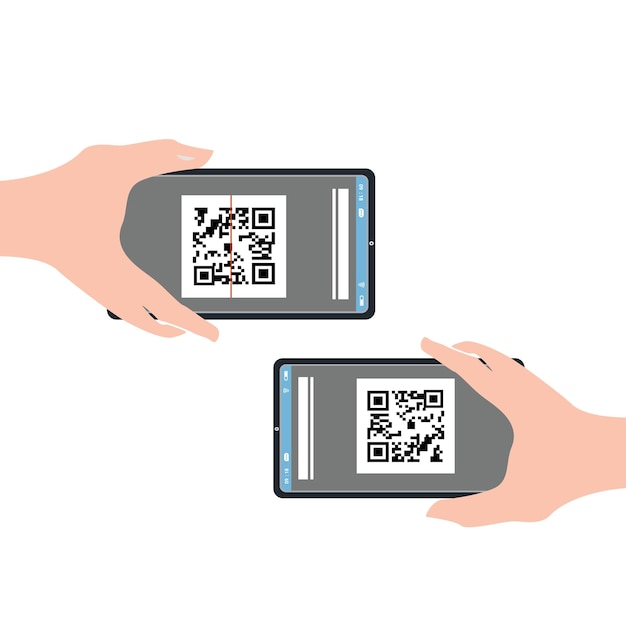 QR 코드 스캐닝 앱 (Barcode Scan App) 또는 QR 코드 (QR Code Scanning App) 를 통해 휴대 전화로 접촉없는 결제를 할 수 있습니다.