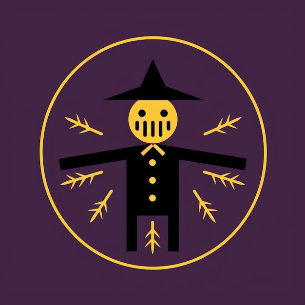 Vector scarecrow vector art