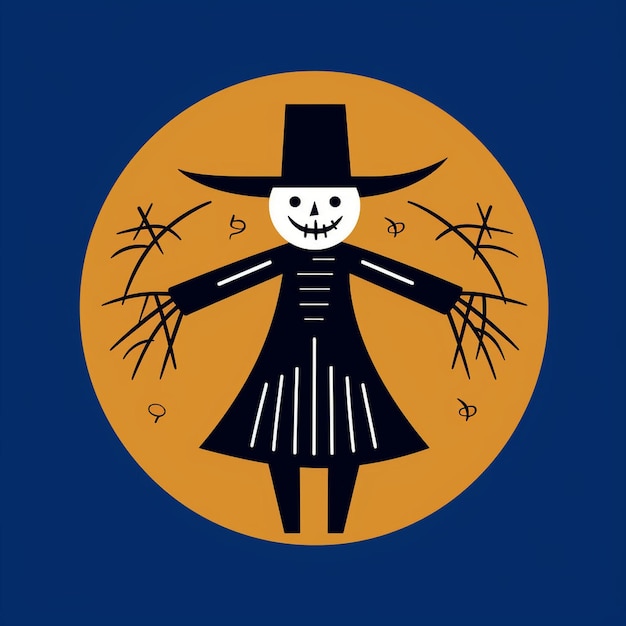 Vector scarecrow vector art