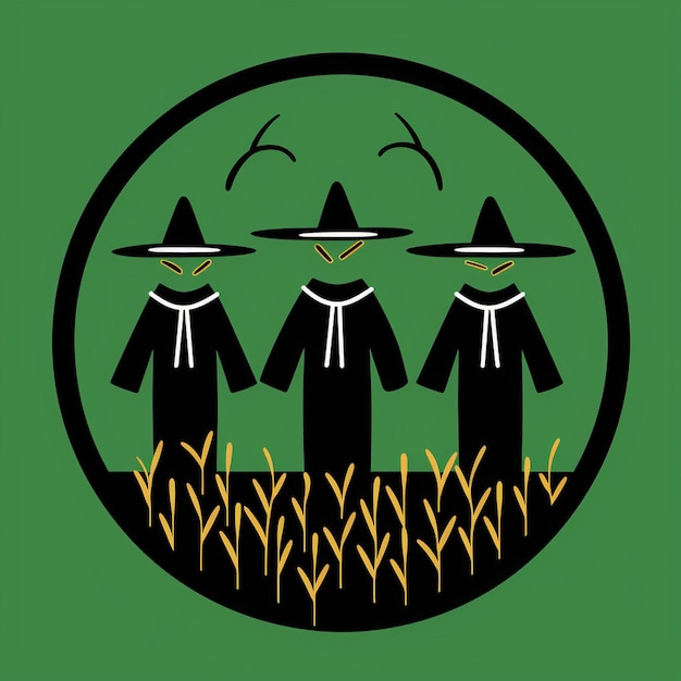 Vector scarecrow vector art