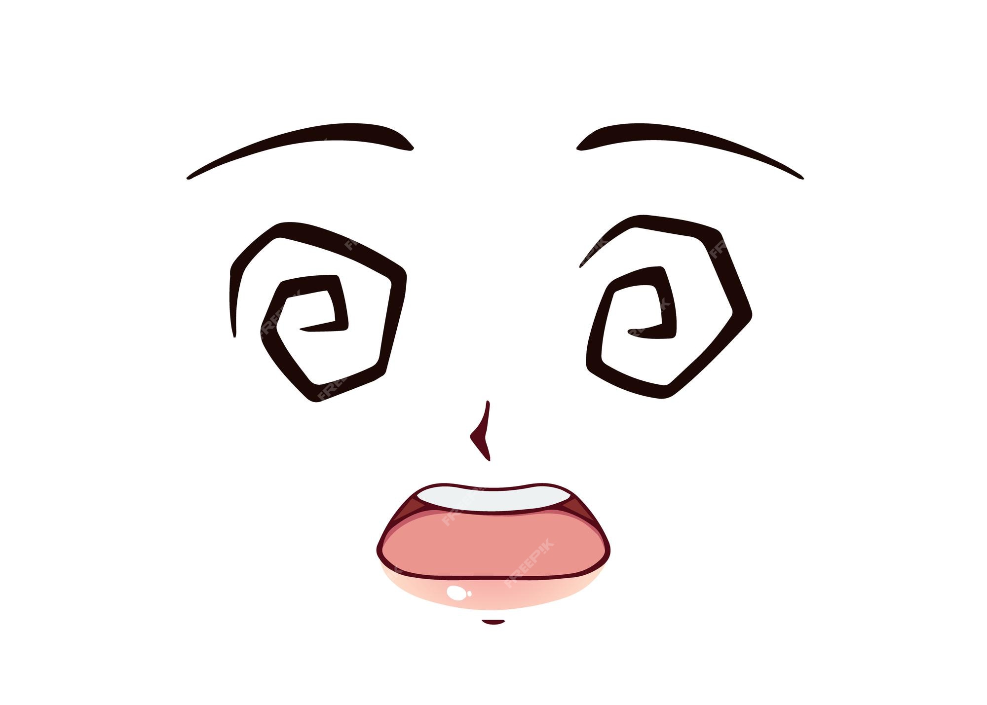 Ａｎｉｍｅ ｉｃｏｎ  Anime shocked face, Anime, Anime expressions