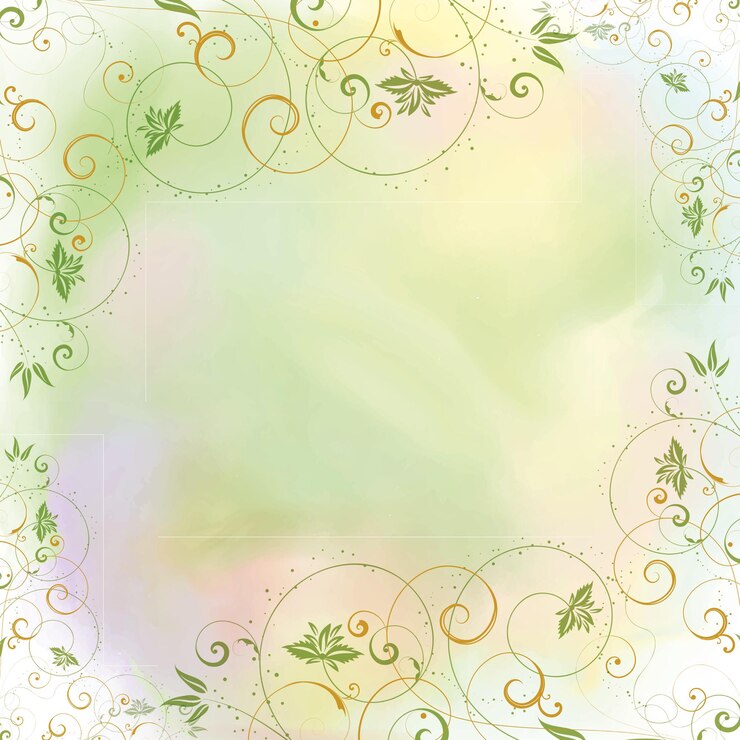 Scarf design abstract watercolor background with floral