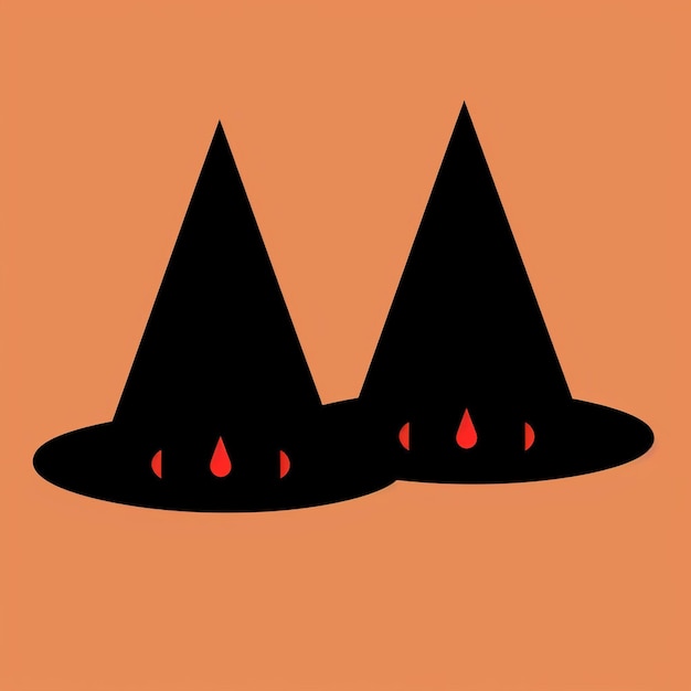 Vector scary hat vector art