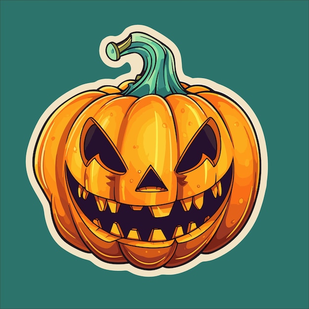 Scary Pumpkin Design