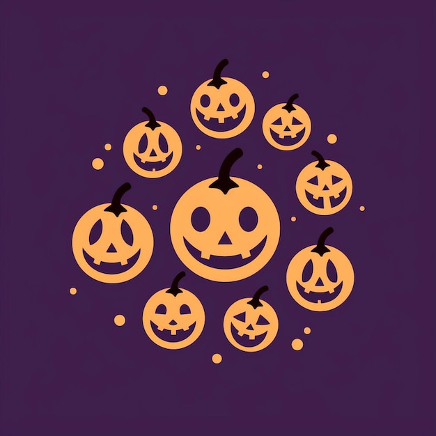 Scary Pumpkin Vector Art