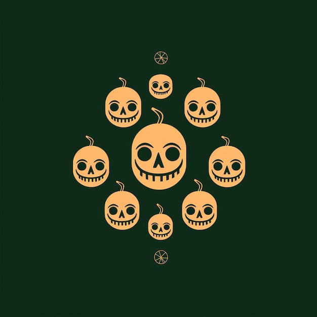 Scary Pumpkin Vector Art