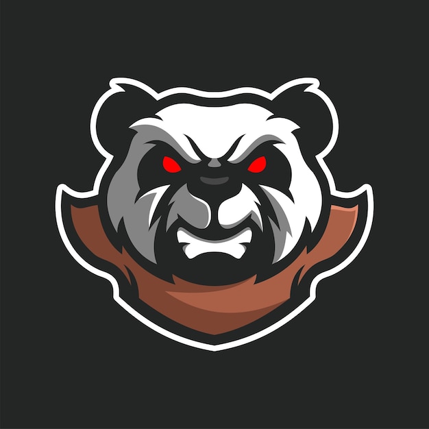 Personaggio con logo di e-sport mascotte scheletro spaventoso