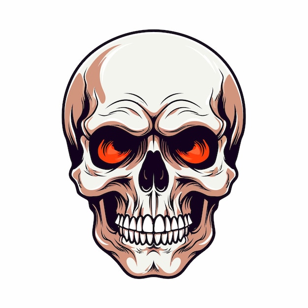 Scary skull