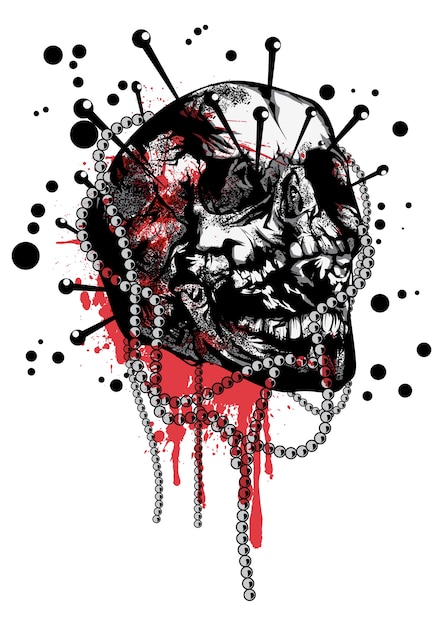 Scary skull