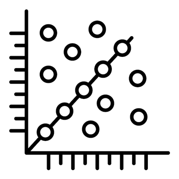 Scatter Line Illustration