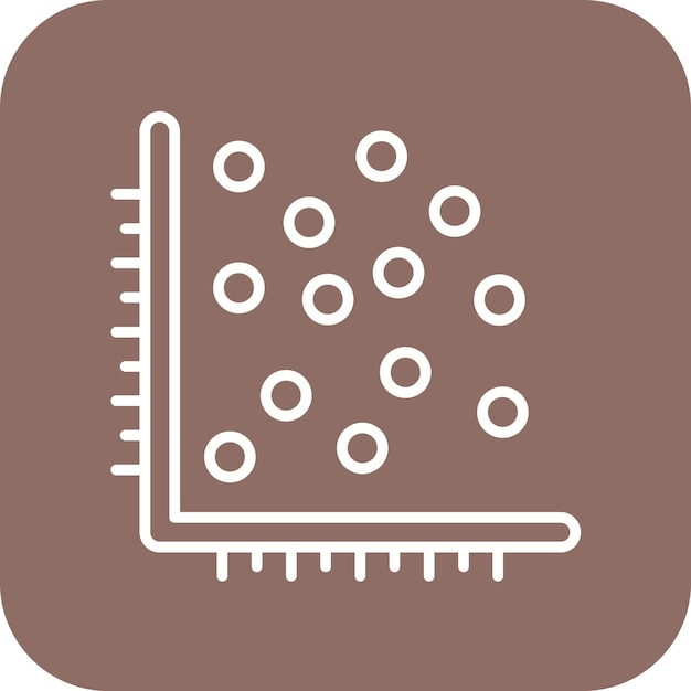 Scatter Plot icon vector image Can be used for Data Analytics