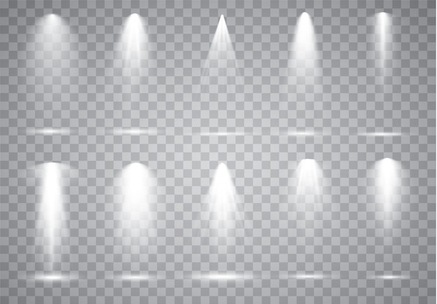 Scene illumination collection, transparent effects.