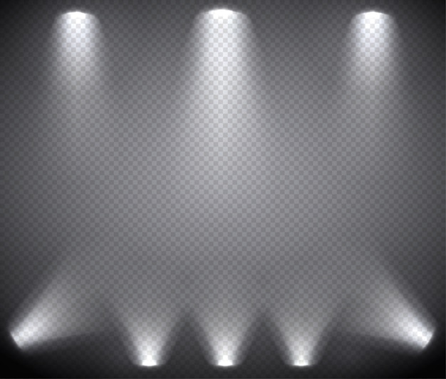 Vector scene illumination from above and below