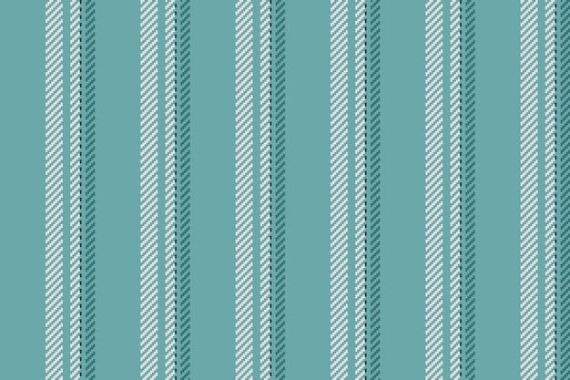 Scenery streep vector lijnen verticale textiel textuur patroon Coat verticale achtergrond stof naadloos in cyan en witte kleuren