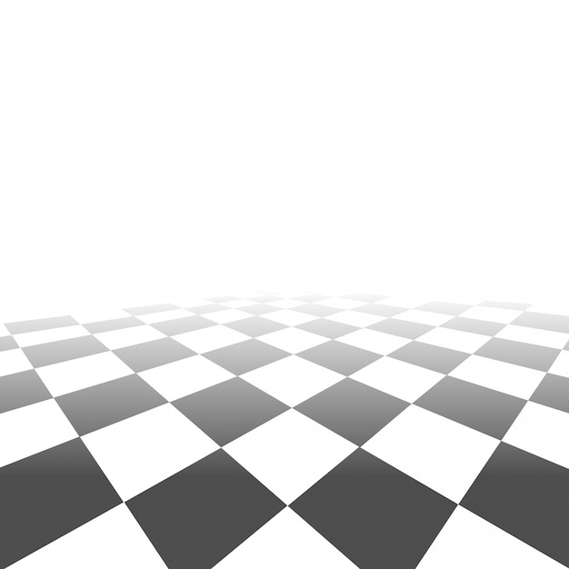 Vector schaakbord perspectief achtergrond vector