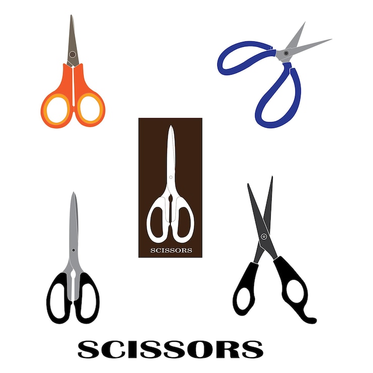 Vector schaar pictogram