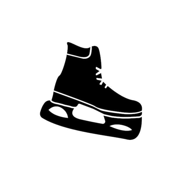 Schaatsen pictogram symbolillustration ontwerpsjabloon