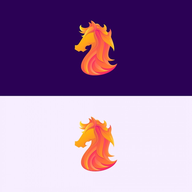 Schaken paard Logo