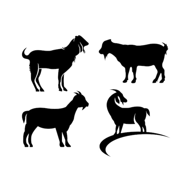 Schapen pictogram vector illustratie sjabloonontwerp