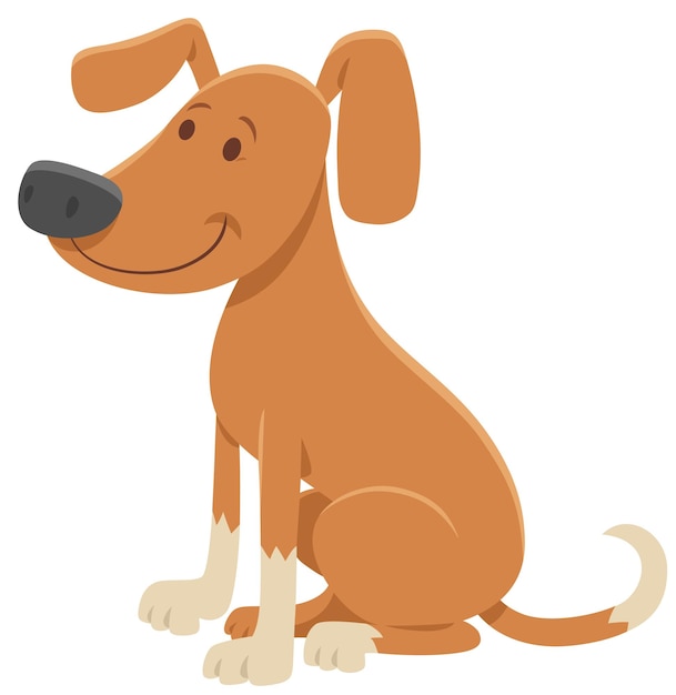 schattig cartoon hond of puppy dier personage