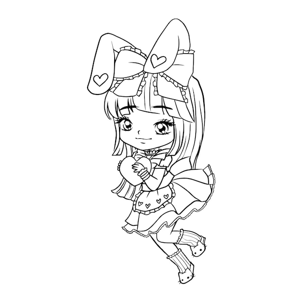 schattig cartoon kawaii anime anime illustratie illustraties karakter chibi tekening manga