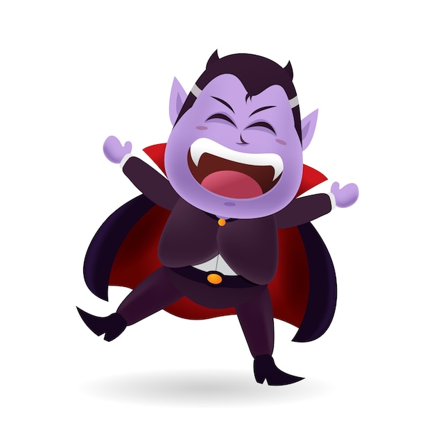 Schattig dracula dansen